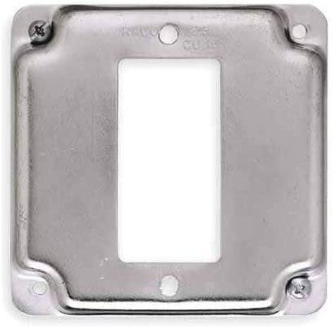 electrical box cover square gfci 1gang|Hubbell RACO 1.